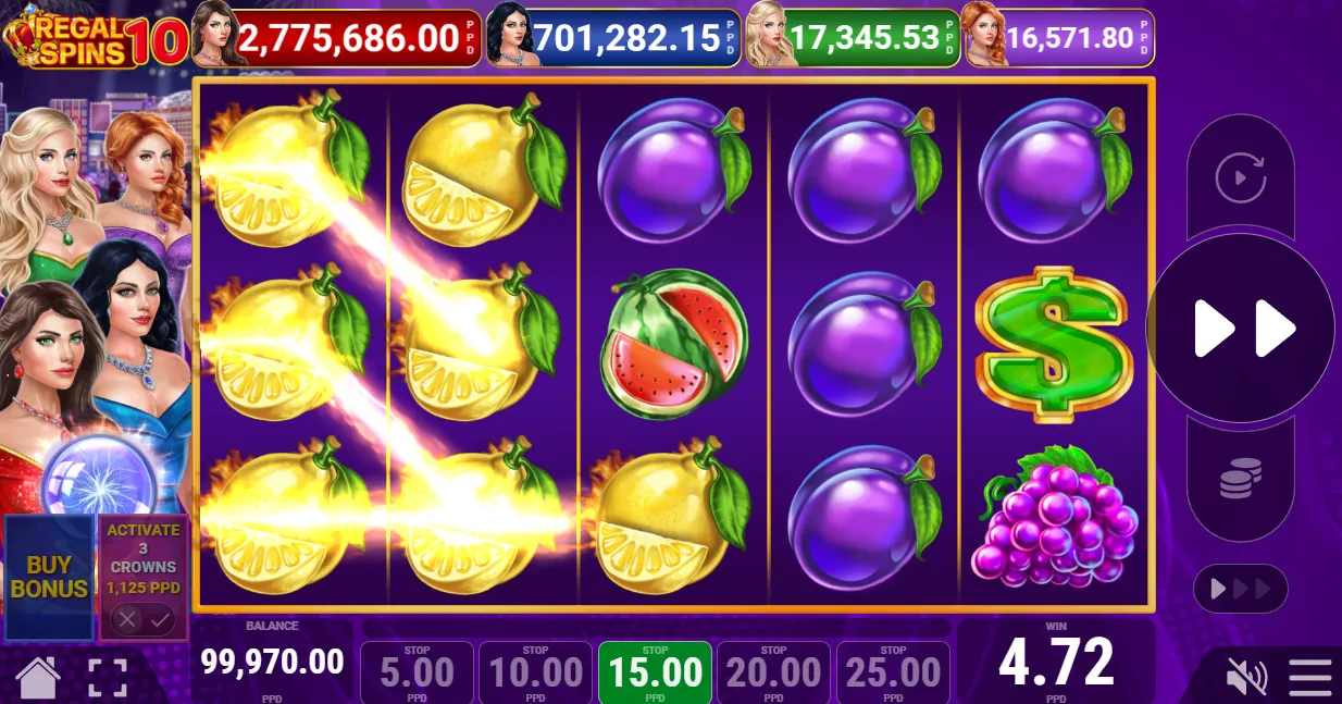 Regal Spins 10 Slot